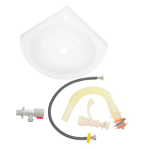 WHAMVOX Plastik Eck waschbecken Wandmontage Dreieckiges Handwaschbecken Raumsparendes Gästebad Waschbecken Für Büro Hotel Und Kleine Badezimmer WHAMVOX Plastik Eck waschbecken Wandmontage Dreieckiges Handwaschbecken Raumsparendes Gästebad Waschbecken Für Büro Hotel Und Kleine Badezimmer von WHAMVOX