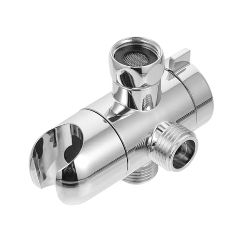 WHAMVOX Praktischer Wege Wasserverteiler Adapter Silber Duschkopf Umschaltventil mit Separatem Drehmutterende Einfach zu Montierender Brauseschlauchanschluss für Badezimmer und Küche WHAMVOX Praktischer Wege Wasserverteiler Adapter Silber Duschkopf Umschaltventil mit Separatem Drehmutterende Einfach zu Montierender Brauseschlauchanschluss für Badezimmer und Küche von WHAMVOX