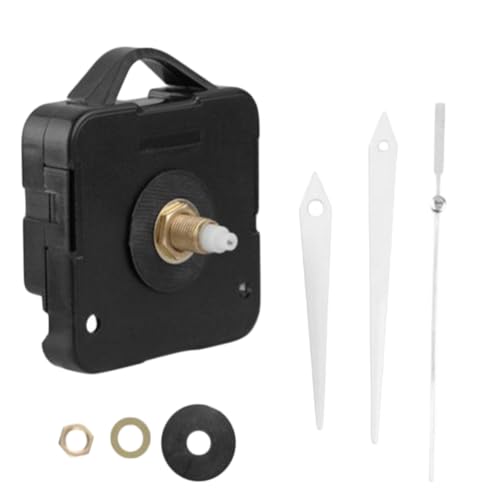 WHAMVOX Quartz Uhrwerk Ersatzteile für DIY Wanduhren Leise und Präzise Kompatibel mit Verschiedenen Quarzuhren Langlebige Mechanik Weiß von WHAMVOX