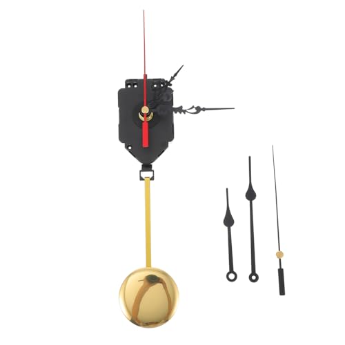 WHAMVOX Quartz Uhrwerk Pendeluhrmechanismus DIY Wanduhr Ersatz Langlebiges Ruhiges Quarz Uhrwerk mit Metallpendel Kompatibel für Uhr Reparatur und Selbsteinbau WHAMVOX Quartz Uhrwerk Pendeluhrmechanismus DIY Wanduhr Ersatz Langlebiges Ruhiges Quarz Uhrwerk mit Metallpendel Kompatibel für Uhr Reparatur und Selbsteinbau von WHAMVOX