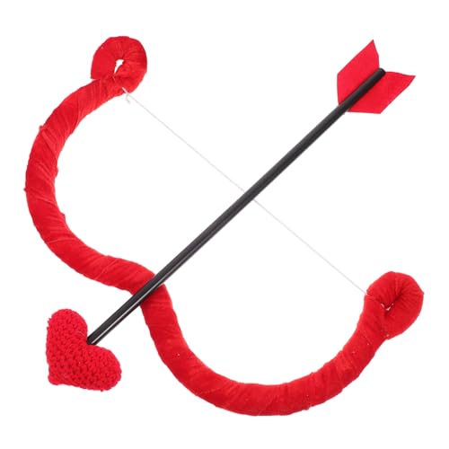 WHAMVOX Rotes Cupid Kostüm Zubehör Bogen für Valentinstag Party accessoire Langlebig Leicht Auffälliges Design für Kostümfeste und Romantische Fotosessions von WHAMVOX