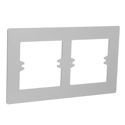 WHAMVOX Schalter Steckdosen Abdeckplatte Dekorative Wandplatte mit Großer Abdeckung Verdeckt Steckdosen und Schalter Einfache Montage Vielseitig für Verschiedene Einrichtungsstile von WHAMVOX