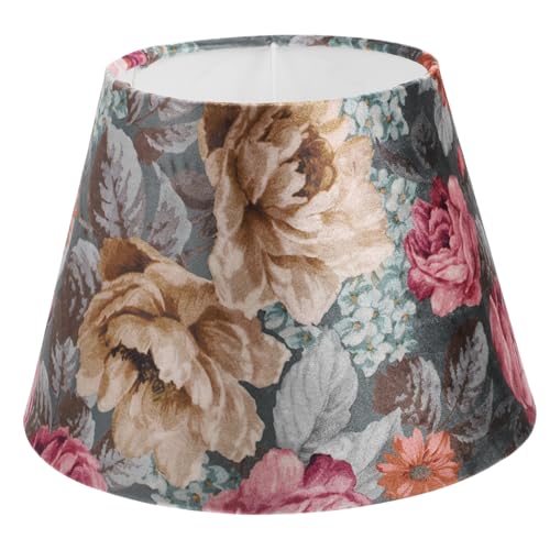 WHAMVOX Seidiger Blumen Lampenschirm Stoff Lampenabdeckung Tischlampe Dekorative Langlebige Lichtabdeckung für Wohnzimmer Schlafzimmer Einfache Montage Bunte Tischlampe Zubehör WHAMVOX Seidiger Blumen Lampenschirm Stoff Lampenabdeckung Tischlampe Dekorative Langlebige Lichtabdeckung für Wohnzimmer Schlafzimmer Einfache Montage Bunte Tischlampe Zubehör von WHAMVOX