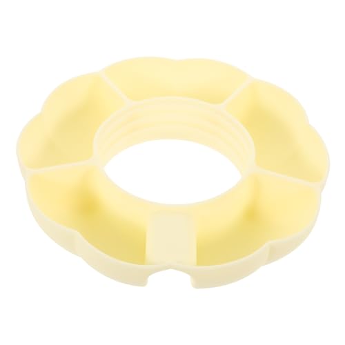 WHAMVOX Silikon Snackteller mit Fächern Wiederverwendbare Unterteilung für Trockenfrüchte Süßigkeiten und Snacks Vielseitige Servierplatte für Partys Obst und Desserts Bpa-frei Beige WHAMVOX Silikon Snackteller mit Fächern Wiederverwendbare Unterteilung für Trockenfrüchte Süßigkeiten und Snacks Vielseitige Servierplatte für Partys Obst und Desserts Bpa-frei Beige von WHAMVOX