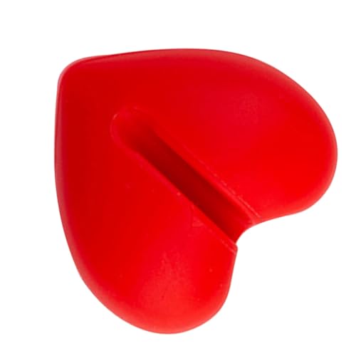 WHAMVOX Silikon Thermometer Clip für Topf mit Sicherem Halt Roter Aufdruck Einfacher Befestigungsklammer Vielseitig für Milch Backen und Kochen Präziser Temperaturfühlerhalter von WHAMVOX
