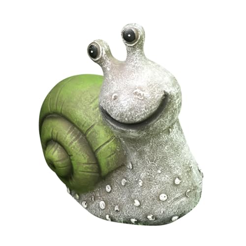 WHAMVOX Solarbetriebene Schneckenfigur aus Wetterfestem Harz Kreative Gartenbeleuchtung Farbige Resin-Dekoration für Teich und Außenbereich Langlebige Outdoor-deko WHAMVOX Solarbetriebene Schneckenfigur aus Wetterfestem Harz Kreative Gartenbeleuchtung Farbige Resin-Dekoration für Teich und Außenbereich Langlebige Outdoor-deko von WHAMVOX