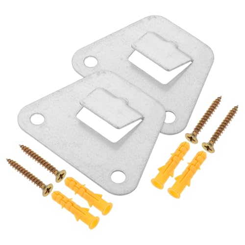 WHAMVOX Stabile Wandventilatorhalterung aus Stahl Teiliges mit Befestigungsschrauben Flache Wandhalterung für Sichere Vibrationsarme Montage von Wandventilatoren Langlebig und Installieren von WHAMVOX