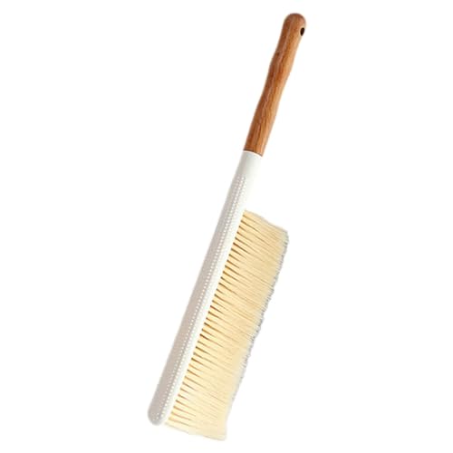WHAMVOX Teppich Handbürste Buchenholz Staubbürste Handbürste Mit Weichen Borsten Für Die Reinigung Von Sofa Bett Teppich Und Empfindlichen Oberflächen Effektive Und Schonende Staubentfernung von WHAMVOX