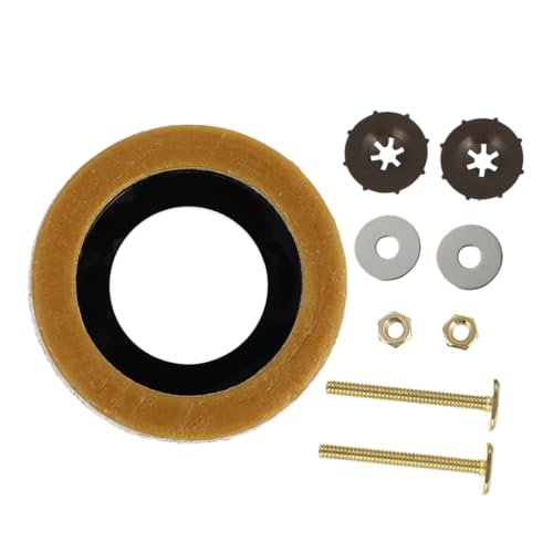 WHAMVOX Toiletten dichtungsring mit Schrauben Wc befestigungsbolzen Abdichtend Langlebig Einfache Montage für Toiletteninstallation WHAMVOX Toiletten dichtungsring mit Schrauben Wc befestigungsbolzen Abdichtend Langlebig Einfache Montage für Toiletteninstallation von WHAMVOX