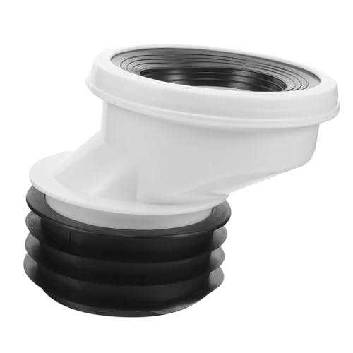 WHAMVOX Toilettenschieber Toilettenrohrschieber Toilettenabflussrohr Wc-verlängerungsset Toilettenschiebevorrichtung Toilettenzubehör Flansch-abflussrohrschieber 10cm Plastik Abwasserrohr von WHAMVOX
