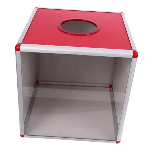WHAMVOX Transparente Raffle Box aus Robustem Material mit Schlitz für Lose und Spenden Vielseitig Einsetzbar als Wahlurne und Spendenbox Kleine für Partys und Events von WHAMVOX