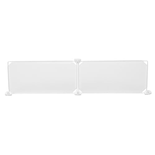 WHAMVOX Umweltfreundlicher Extra Dicker Kunststoff Sofa Bettschutz Vielseitiger Lückenblocker für Haustiere Schützt vor Staub und Verhindert Katzen Hunde krabbelschutz unter Möbeln von WHAMVOX