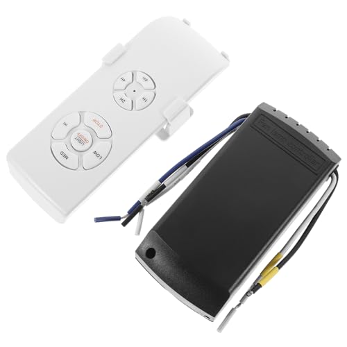 WHAMVOX Universalfernbedienung Deckenventilator Lampensteuerung Kit mit Geschwindigkeiten und Timer Funktion Kabellose Steuerung für Büro Heim Hotel Langlebig und Benutzerfreundlich von WHAMVOX