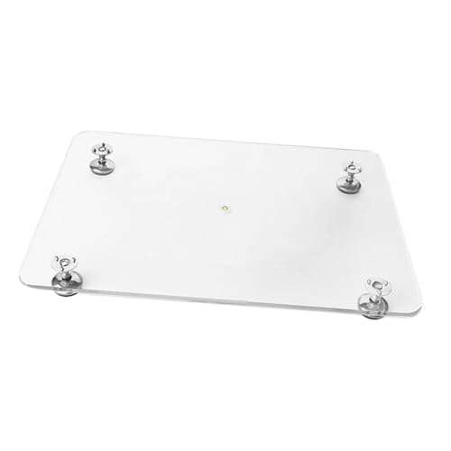 WHAMVOX Verstellbarer Resin Nivelliertisch für Epoxidharz DIY Kunsthandwerk Höhenverstellbare Leveling Plattform mit Integriertem Wasserwaagen für Büro und Werkstatt von WHAMVOX