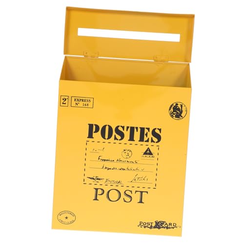 WHAMVOX Vintage Wandbriefkasten aus Robustem Eisen Wetterfester Postkasten mit Wandmontage Vielseitig als Briefkasten oder Vorschlagsbox für Familie Büro und Unternehmen Langlebig und WHAMVOX Vintage Wandbriefkasten aus Robustem Eisen Wetterfester Postkasten mit Wandmontage Vielseitig als Briefkasten oder Vorschlagsbox für Familie Büro und Unternehmen Langlebig und von WHAMVOX