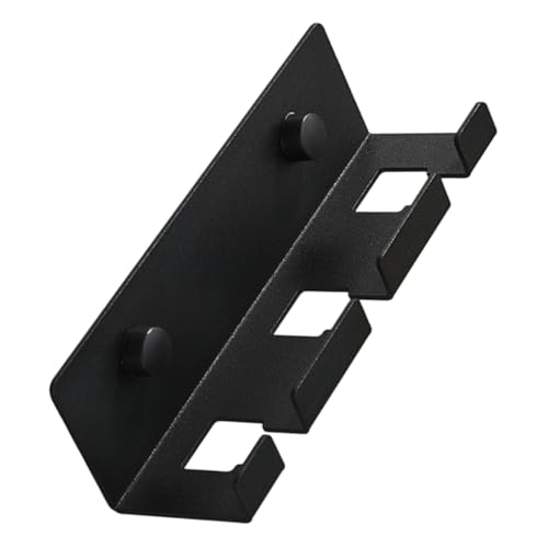 WHAMVOX Wandhaken Steckdosenhalter aus Schwarzem Raumaluminium Multifunktionaler Selbstklebender Wandhalter ohne Bohren Kratzfest Feuchtigkeitsbeständig für Kabel Steckerorganisation WHAMVOX Wandhaken Steckdosenhalter aus Schwarzem Raumaluminium Multifunktionaler Selbstklebender Wandhalter ohne Bohren Kratzfest Feuchtigkeitsbeständig für Kabel Steckerorganisation von WHAMVOX