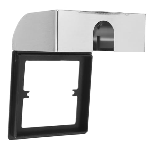 WHAMVOX Wasserdichte Edelstahl Steckdosenabdeckung Modell Regenschutz Schutzbox für Schalter Draußen Robustes Gehäuse für Elektronik und Kabel Einfache Montage Schutz vor Wasser und Sand von WHAMVOX