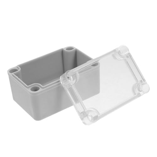 WHAMVOX Wasserdichte Kunststoff Anschlussdose mit Transparenter Abdeckung Aufputz verteilerdose für Außenbereich Einfache Montage Staub Spritzwassergeschützt für Elektronik und WHAMVOX Wasserdichte Kunststoff Anschlussdose mit Transparenter Abdeckung Aufputz verteilerdose für Außenbereich Einfache Montage Staub Spritzwassergeschützt für Elektronik und von WHAMVOX