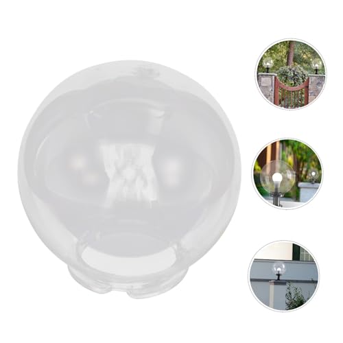 WHAMVOX Wasserdichter Outdoor Lampenschirm Kugelform Transparent Langlebiges Material Stabiles Design Einfacher Ersatz für Garten Straßenleuchten Schützend und Dekorativ WHAMVOX Wasserdichter Outdoor Lampenschirm Kugelform Transparent Langlebiges Material Stabiles Design Einfacher Ersatz für Garten Straßenleuchten Schützend und Dekorativ von WHAMVOX