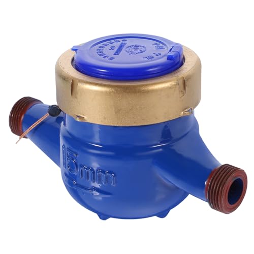 WHAMVOX Wasserzähler Rotortyp Wasserflussmesser aus Langlebigem Material mit Kunststoffabdeckung Korrosionsbeständig für Garten und Hauswasserzähler Einfache Montage Stil Zufällig WHAMVOX Wasserzähler Rotortyp Wasserflussmesser aus Langlebigem Material mit Kunststoffabdeckung Korrosionsbeständig für Garten und Hauswasserzähler Einfache Montage Stil Zufällig von WHAMVOX