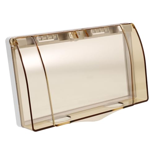 WHAMVOX Wetterfeste Steckdosenabdeckung Selbstklebend Schutzhaube für Badezimmer und Büro Elektrischer Schutzdeckel mit Ausreichendem Innenraum Einfache Montage Vielseitig Einsetzbar für von WHAMVOX