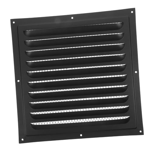 WHAMVOX Witterungsbeständiger Wandlüfter mit Jalousie Schwarz Metall Lüftungsgitter für Außenwand Luftzirkulation Speicher Garage Einfache Montage Langlebiger Schutz vor Feuchtigkeit und WHAMVOX Witterungsbeständiger Wandlüfter mit Jalousie Schwarz Metall Lüftungsgitter für Außenwand Luftzirkulation Speicher Garage Einfache Montage Langlebiger Schutz vor Feuchtigkeit und von WHAMVOX