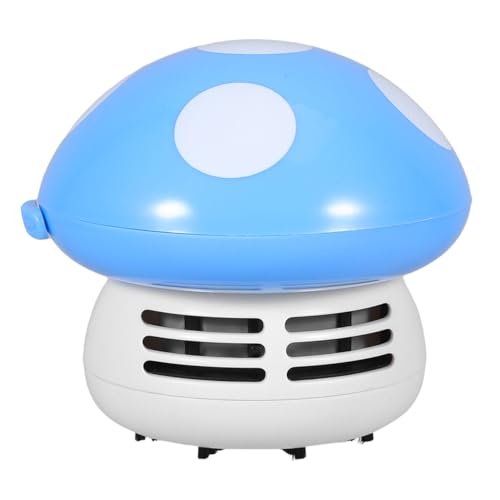 WHAMVOX Mini Tischstaubsauger Tragbarer Staubreiniger Für Schreibtisch Kabellos Leise Effizient Für Küchentheken Und Tische Blau von WHAMVOX