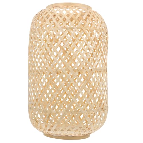 WHAMVOX Woven Lampenschirm Hexagonal Handgefertigt Einfacher Hängelichtschirm Natürliche Deckenleuchte Wohnraum Esszimmer Dekoration WHAMVOX Woven Lampenschirm Hexagonal Handgefertigt Einfacher Hängelichtschirm Natürliche Deckenleuchte Wohnraum Esszimmer Dekoration von WHAMVOX