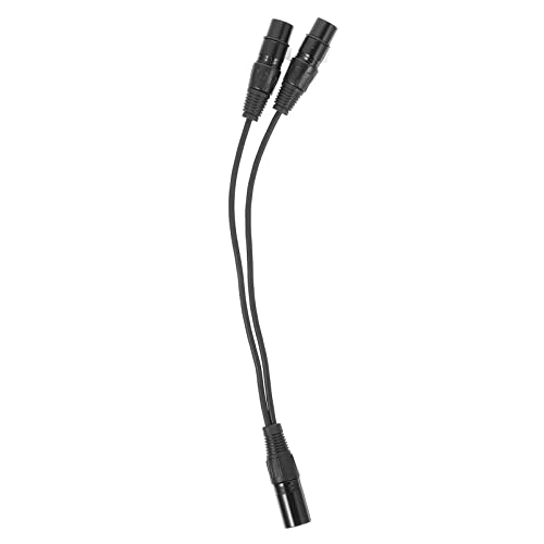 WHAMVOX Xlr Audio Splitterkabel Mikrofonadapter zu Hochwertiges Mikrofonkabel für Mixer Bühnenlichter und Audiogeräte Flexibles Design für Hochzeiten und Partys von WHAMVOX