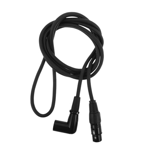 WHAMVOX Xlr Mikrofonkabel Doppelt Geschirmtes Symmetrisches Audio Verbindungskabel Rechtwinkliger Xlr Stecker Male zu Female Platzsparend für Mixer Lautsprecher Audio Interface von WHAMVOX