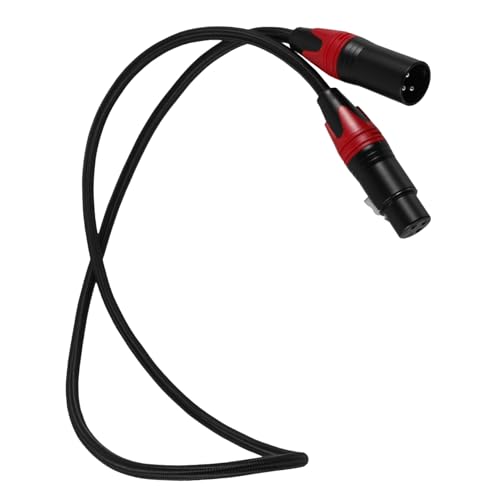 WHAMVOX Xlr Verlängerungskabel Rot mit Zinklegierung Gehäuse und Abschirmung Reines Kupfer Mikrofonkabel Male To Female für Studio Aufnahme Mixer und Lautsprecher Professionelle von WHAMVOX