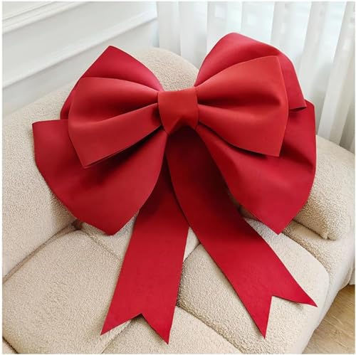 WHAPELQ 75cm Rote Schleife Groß Handgemachte DIY Schleife Autoschleifen Hochzeit Valentinstag Hochzeit Deko Und Geburtstag Party Dekoration Geschenkschleife Groß von WHAPELQ
