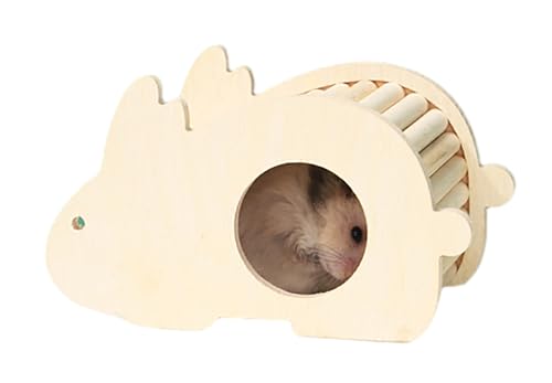WHAPELQ Hamster Haus Hamsterhaus Hamsterhaus Aus Holz Hamster-Versteck Hamster ZubehöR Hamster Streu Zwerghamster Holz-Kletterspielzeug Und BrüCkenkäFig-Dekoration FüR Hamster Gelb WHAPELQ Hamster Haus Hamsterhaus Hamsterhaus Aus Holz Hamster-Versteck Hamster ZubehöR Hamster Streu Zwerghamster Holz-Kletterspielzeug Und BrüCkenkäFig-Dekoration FüR Hamster Gelb von WHAPELQ