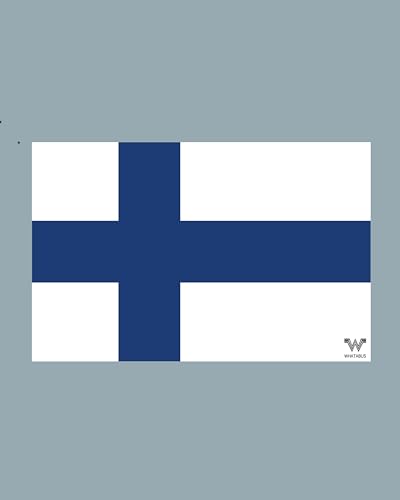 Finnland Flagge Aufkleber - Länderflagge als Sticker 8,5 x 5,5 cm WF009 Finnland Flagge Aufkleber - Länderflagge als Sticker 8,5 x 5,5 cm WF009 von WHATABUS