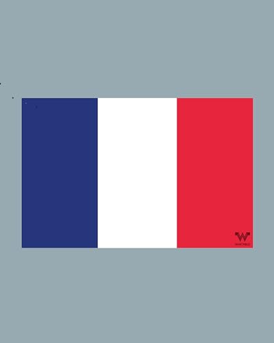 Frankreich Flagge Aufkleber - Länderflagge als Sticker 8,5 x 5,5 cm WF010 von WHATABUS