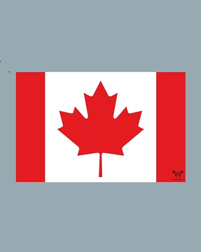 Kanada Flagge Aufkleber - Länderflagge als Sticker 8,5 x 5,5 cm WF058 von WHATABUS