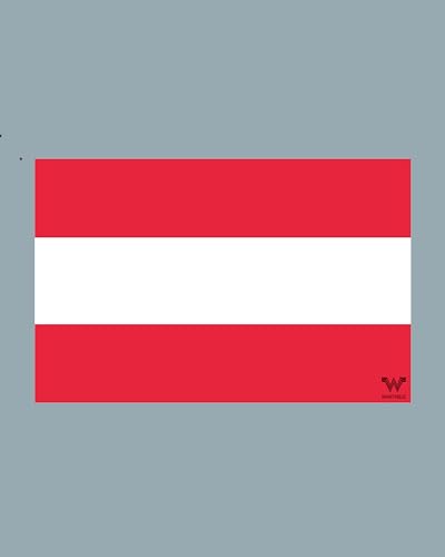 Österreich Flagge Aufkleber - Länderflagge als Sticker 8,5 x 5,5 cm WF028 Österreich Flagge Aufkleber - Länderflagge als Sticker 8,5 x 5,5 cm WF028 von WHATABUS