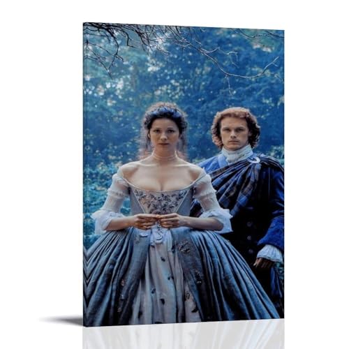 WHBRFO OutlanderPoster für Schlafzimmer, ästhetische Kunst, Poster, Dekoration, dekorative Wandkunst, Gemälde, Leinwand, Wandbild, Wohnzimmer, Gemälde, Rahmenstil, 60 x 90 cm von WHBRFO