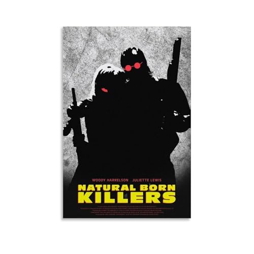 WHBRFO Poster "Natural Born Killers", Schlafzimmer, ästhetische Kunst, Poster, Dekoration, dekorative Wandkunst, Gemälde, Leinwand, Wandbild, Wohnzimmer, Gemälde, ungerahmt, 20 x 30 cm von WHBRFO