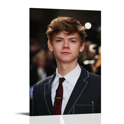 WHBRFO Thomas Brodie-SangsterPoster, Schlafzimmer, ästhetische Kunst, Poster, Dekoration, dekorative Wandkunst, Gemälde, Leinwand, Wandbild, Wohnzimmer, Gemälde, Rahmenstil, 30 x 45 cm von WHBRFO