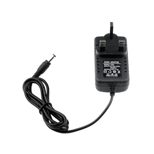 WHDESKVR 24W Power Adapter LED Driver AC110V 220V to DC 12V 2A 5.5 * 2.1mm-2.5mm Suitable for LED Light Strip Transformer(12V 2A-US Plug) von WHDESKVR