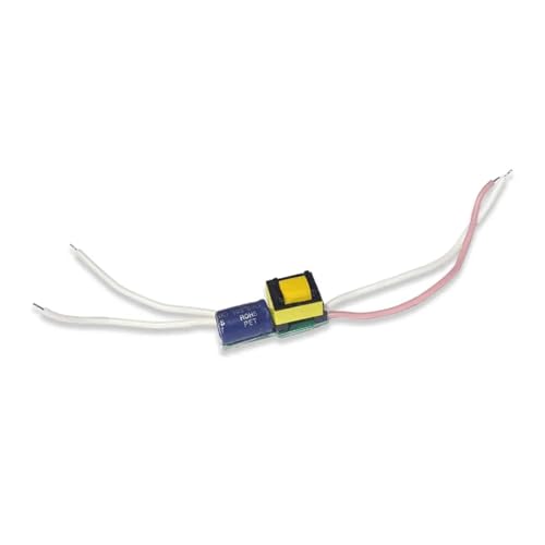 WHDESKVR 2pcs LED Driver Power Supply 1W 2W 3W 4W 5W Built-in Flicker-Free Lighting Transformer Bare Board for Ceiling Light Spotlight(DC 2-11V 250mA) von WHDESKVR