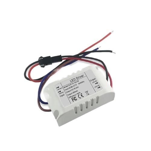 WHDESKVR 6W 7W 9W 10W high Power LED Driver 300mA 450mA 600mA 900mA Adapter Transformer Power Supply LED Downlight Spotlight(PCB Board,DC 6-20V 420mA) von WHDESKVR