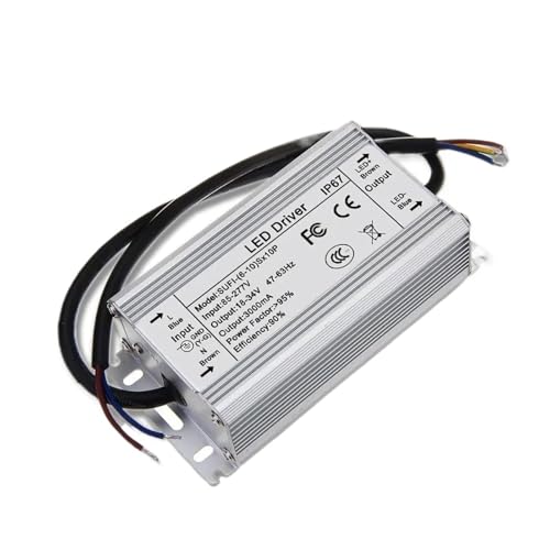 WHDESKVR High Power LED Driver 100W 3000mA Outdoor Waterproof Transformer AC85V-265V to DC18-34V Suitable for 100W Light chip WHDESKVR High Power LED Driver 100W 3000mA Outdoor Waterproof Transformer AC85V-265V to DC18-34V Suitable for 100W Light chip von WHDESKVR