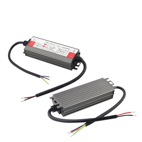 WHDESKVR LED Waterproof Driving Power Supply AC110V-265V to DC12V 24V Lighting Transformer 36W A/D Converter for LED Light Strip Bulbs(DC12V) von WHDESKVR