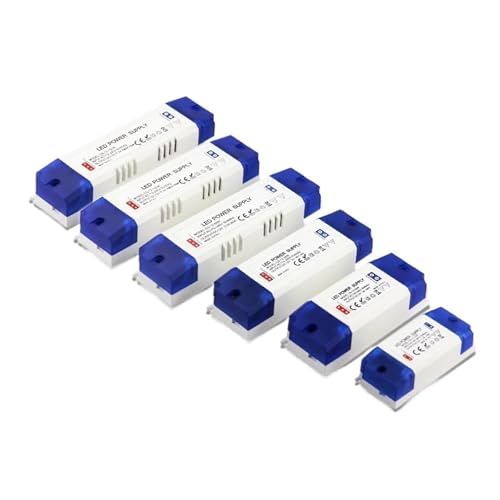 WHDESKVR Lighting Transformer 12W 24W 36W 60W 100W AC-DC12V/24V LED Drive Light Strip Light Switching Power Converter(80Watts,12V) von WHDESKVR