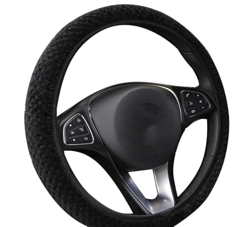 WHDsunQQ Auto Lenkradbezug 37-39 cm Universal-Lenkradabdeckung verschleißfeste rutschfeste Getriebeabdeckung Handbremsabdeckung Autoteile von WHDsunQQ
