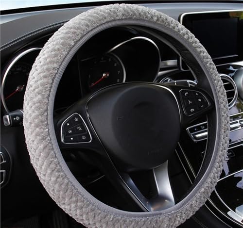WHDsunQQ Auto Lenkradbezug 37-39 cm Universal-Lenkradabdeckung verschleißfeste rutschfeste Getriebeabdeckung Handbremsabdeckung Autoteile von WHDsunQQ