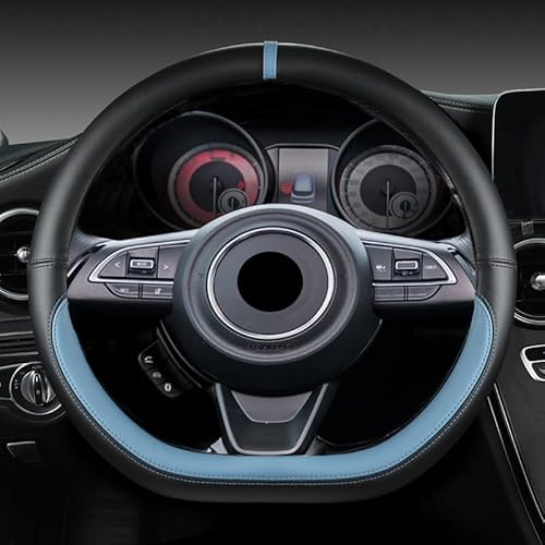 WHDsunQQ Auto Lenkradbezug Für Swift 2017 2018 2019 2020 2021 2022 Micro D-Form 38 cm Auto-Lenkradabdeckung von WHDsunQQ