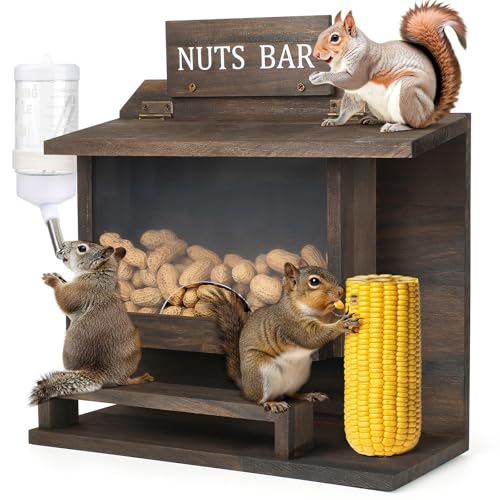 Eichhörnchen-Futterspender mit Karbonisierung, große Eichhörnchen-Futterspender, Streifenhörnchen-Haus für draußen, lustige Squurrill-Nuss-Bar, langlebiges Eichhörnchen-Maiskolben-Futterspender, keine Eichhörnchen-Futterspender mit Karbonisierung, große Eichhörnchen-Futterspender, Streifenhörnchen-Haus für draußen, lustige Squurrill-Nuss-Bar, langlebiges Eichhörnchen-Maiskolben-Futterspender, keine von WHEARTED